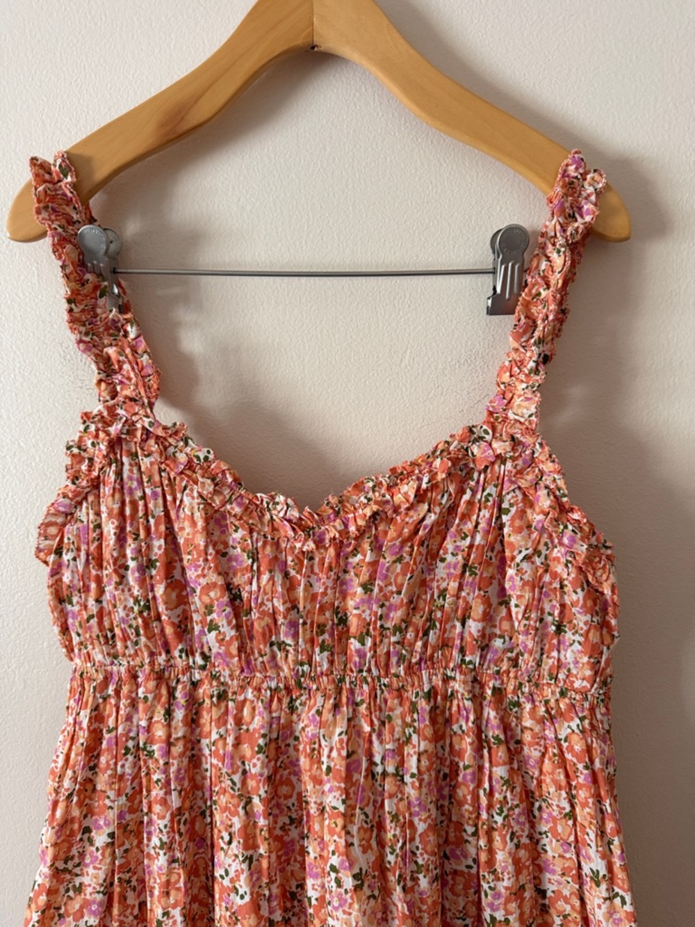 Anthropologie Sweetheart Babydoll Maxi Dress Size M - Picture 3 of 9